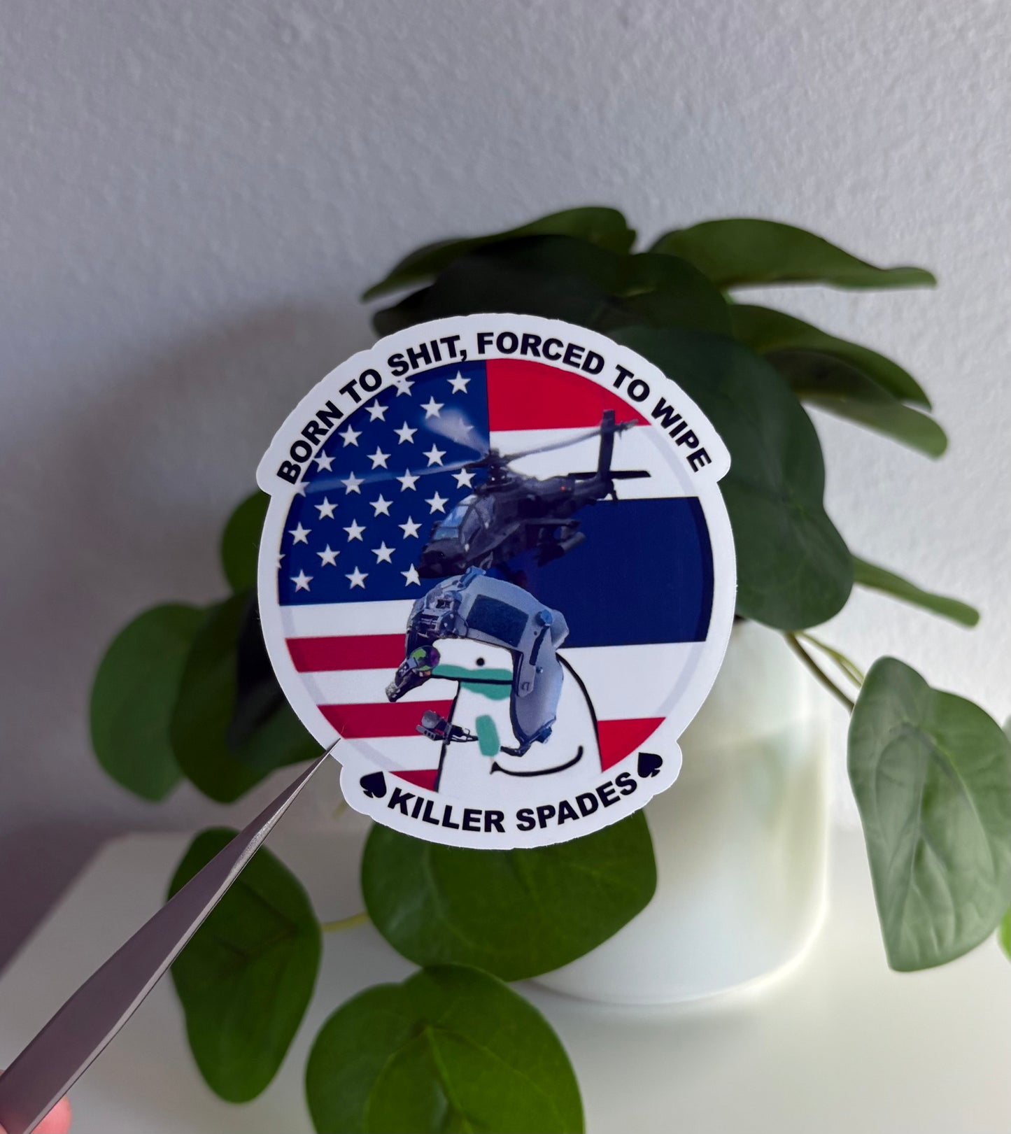 Forced to Wipe Bco Sticker