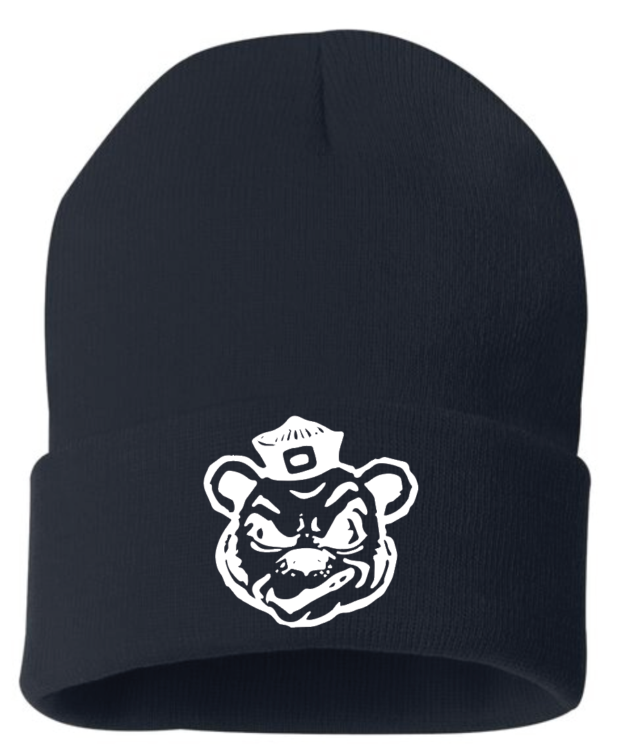 Olympia Bears Navy Embroidered Beanie