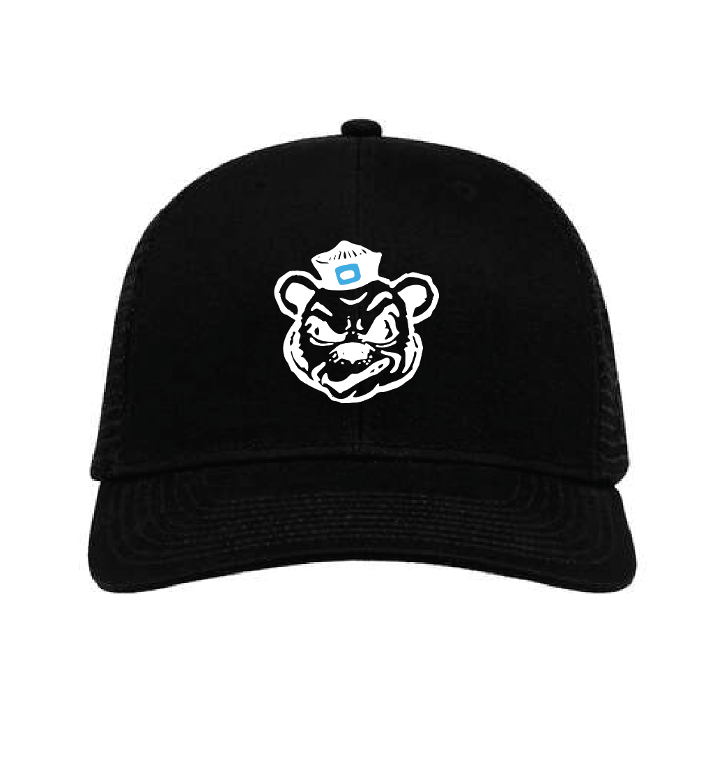 Olympia Bears Embroidered Hat with Carolina Blue accent