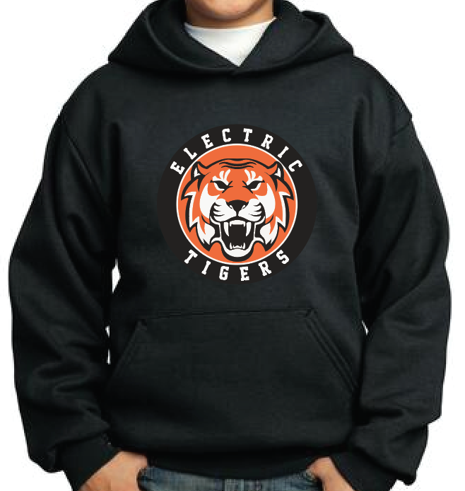 Electric Tigers YOUTH HTV Pullover Hoodie
