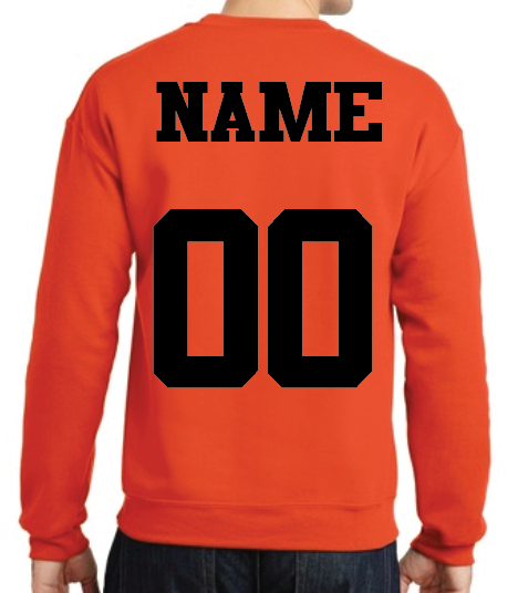 Electric Tigers Orange Crewneck