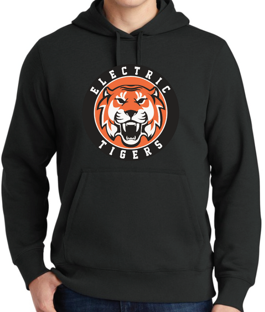 Electric Tigers Center Chest Hoodie HTV Only
