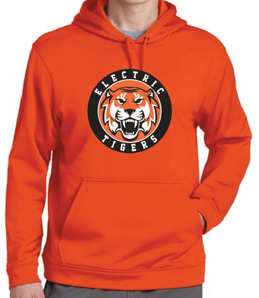 Electric Tigers Dri Fit Fleece Orange Hoodie HTV ONLY