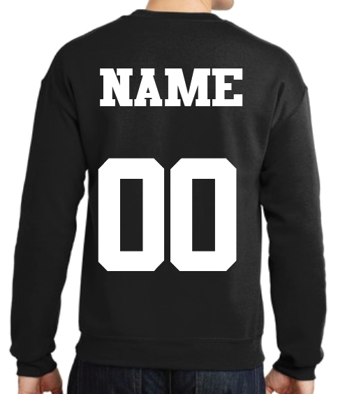 Electric Tigers Black Crewneck