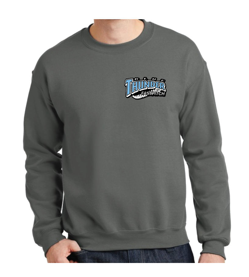 Gray Gildan Unisex Crewneck Sweatshirt