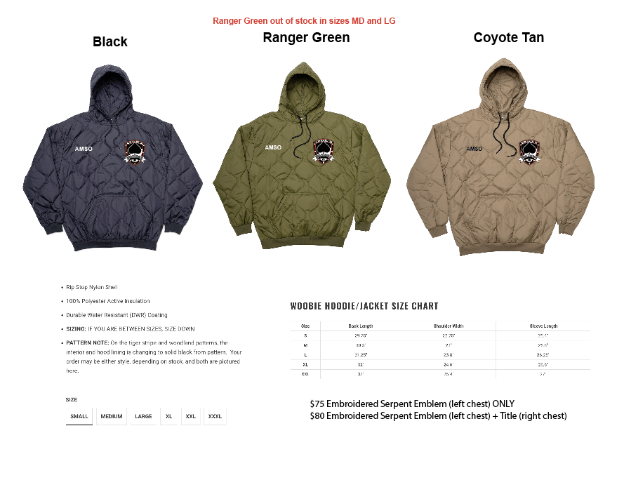 BCo Woobie Hoodie (please read all instructions carefully)
